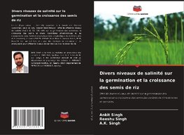 Divers niveaux de salinité sur la germination et la croissance des semis de riz