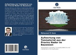 Aufwertung von Tonmaterial aus der Provinz Nador im Bauwesen