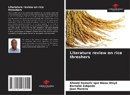 Literature review on rice threshers