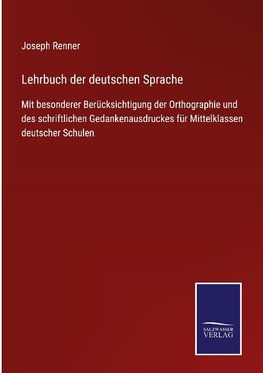 Lehrbuch der deutschen Sprache