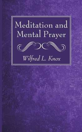 Meditation and Mental Prayer