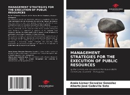 MANAGEMENT STRATEGIES FOR THE EXECUTION OF PUBLIC RESOURCES