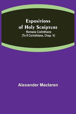 Expositions of Holy Scripture