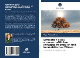 Simulation eines wissenschaftlichen Konzepts im sozialen und humanistischen Wissen