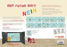 Der Fuchs ruft NEIN - Bildkartenversion (A3, Multilingual)