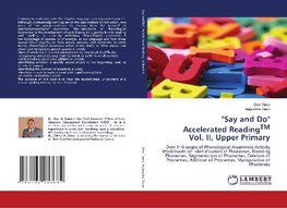 "Say and Do" Accelerated ReadingTM Vol. II, Upper Primary