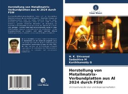 Herstellung von Metallmatrix-Verbundplatten aus Al 2024 durch FSW