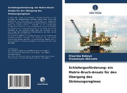 Schiefergasförderung: ein Matrix-Bruch-Ansatz für den Übergang des Strömungsregimes