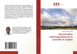 Structuration métalinguistique de la causalité en anglais