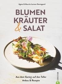 Blumen, Kräuter und Salat