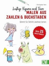 Lustige Figuren und Tiere aus Zahlen & Buchstaben malen