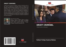 DROIT CRIMINEL