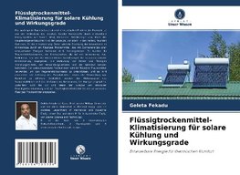 Flüssigtrockenmittel-Klimatisierung für solare Kühlung und Wirkungsgrade