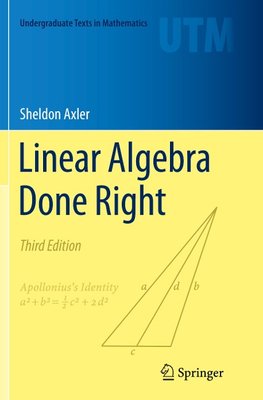 Linear Algebra Done Right