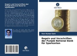 Regeln und Vorschriften der Punjab National Bank für Sparkonten