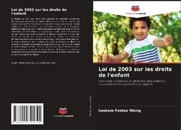 Loi de 2003 sur les droits de l'enfant