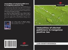 Immunities of elected politicians in Congolese positive law