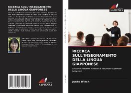 RICERCA SULL'INSEGNAMENTO DELLA LINGUA GIAPPONESE