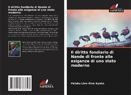 Il diritto fondiario di Nande di fronte alle esigenze di uno stato moderno