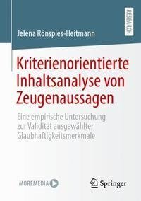 Kriterienorientierte Inhaltsanalyse von Zeugenaussagen