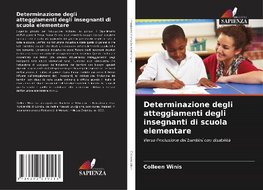 Determinazione degli atteggiamenti degli insegnanti di scuola elementare