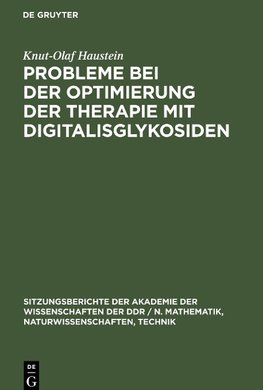 Probleme bei der Optimierung der Therapie mit Digitalisglykosiden