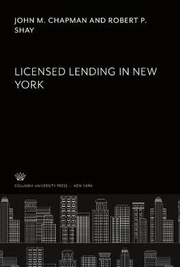 Licensed Lending in New York