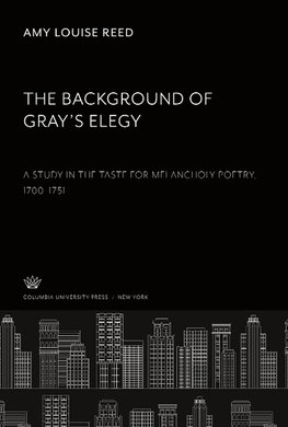 The Background of Gray'S Elegy