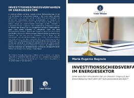 INVESTITIONSSCHIEDSVERFAHREN IM ENERGIESEKTOR