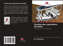 Gestion des opérations durables