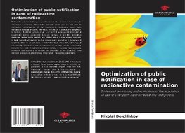 Optimization of public notification in case of radioactive contamination