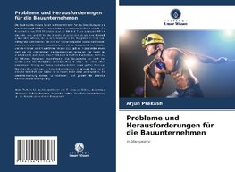 Probleme und Herausforderungen für die Bauunternehmen