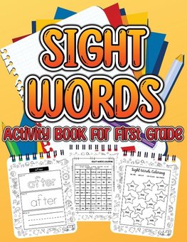 Sight Word Activity Book For First Grade Kids