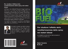 Per studiare l'effetto della caratterizzazione dello spray nei motori diesel