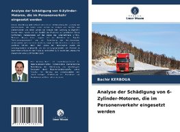 Analyse der Schädigung von 6-Zylinder-Motoren, die im Personenverkehr eingesetzt werden