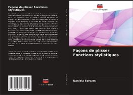 Façons de plisser Fonctions stylistiques