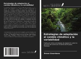 Estrategias de adaptación al cambio climático y la variabilidad