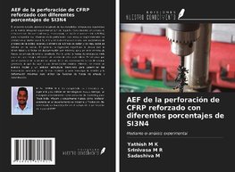 AEF de la perforación de CFRP reforzado con diferentes porcentajes de SI3N4