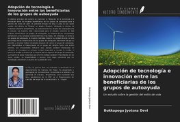 Adopción de tecnología e innovación entre las beneficiarias de los grupos de autoayuda