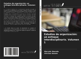 Estudios de organización: un enfoque interdisciplinario. Volumen 1