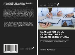 EVALUACIÓN DE LA CAPACIDAD DE LA CALIDAD ESTRUCTURAL