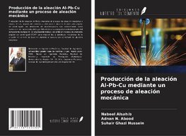 Producción de la aleación Al-Pb-Cu mediante un proceso de aleación mecánica