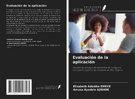 Evaluación de la aplicación