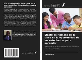 Efecto del tamaño de la clase en la oportunidad de los estudiantes para aprender