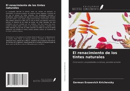 El renacimiento de los tintes naturales