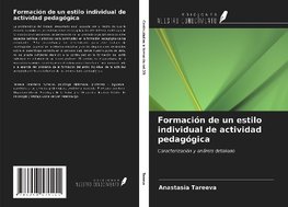 Formación de un estilo individual de actividad pedagógica