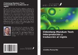 Chhintang Mundum Text: Interpretación y traducción al inglés