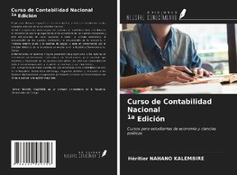 Curso de Contabilidad Nacional 1a Edición