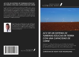 ACV DE UN SISTEMA DE TURBINAS EÓLICAS EN TIERRA CON UNA CAPACIDAD DE 1,5MW