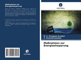 Maßnahmen zur Energieeinsparung